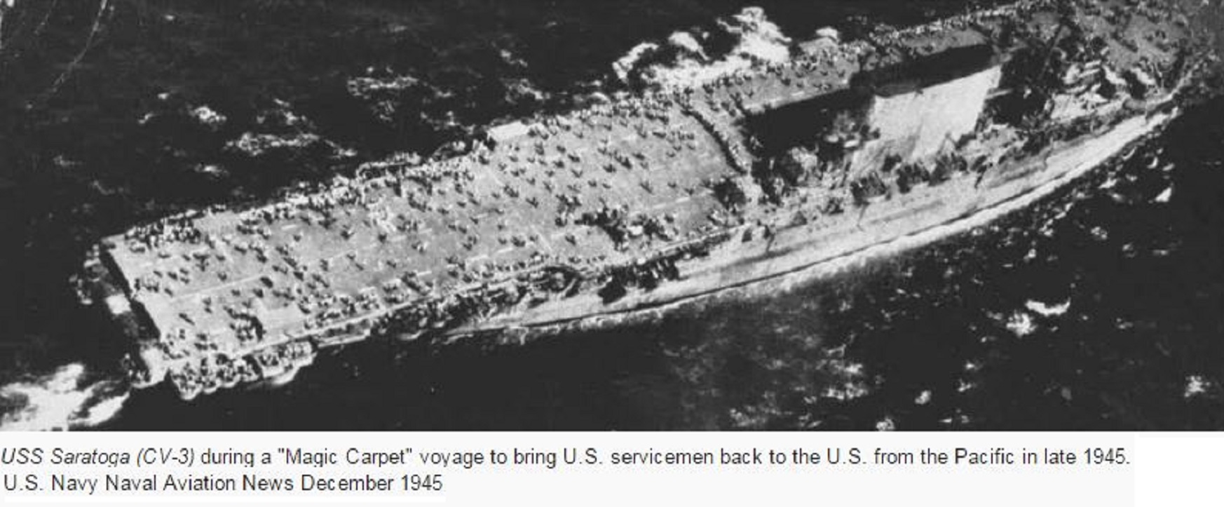 USS SARAGOTA MAGIC CARPET PETIT-DIEULOIS