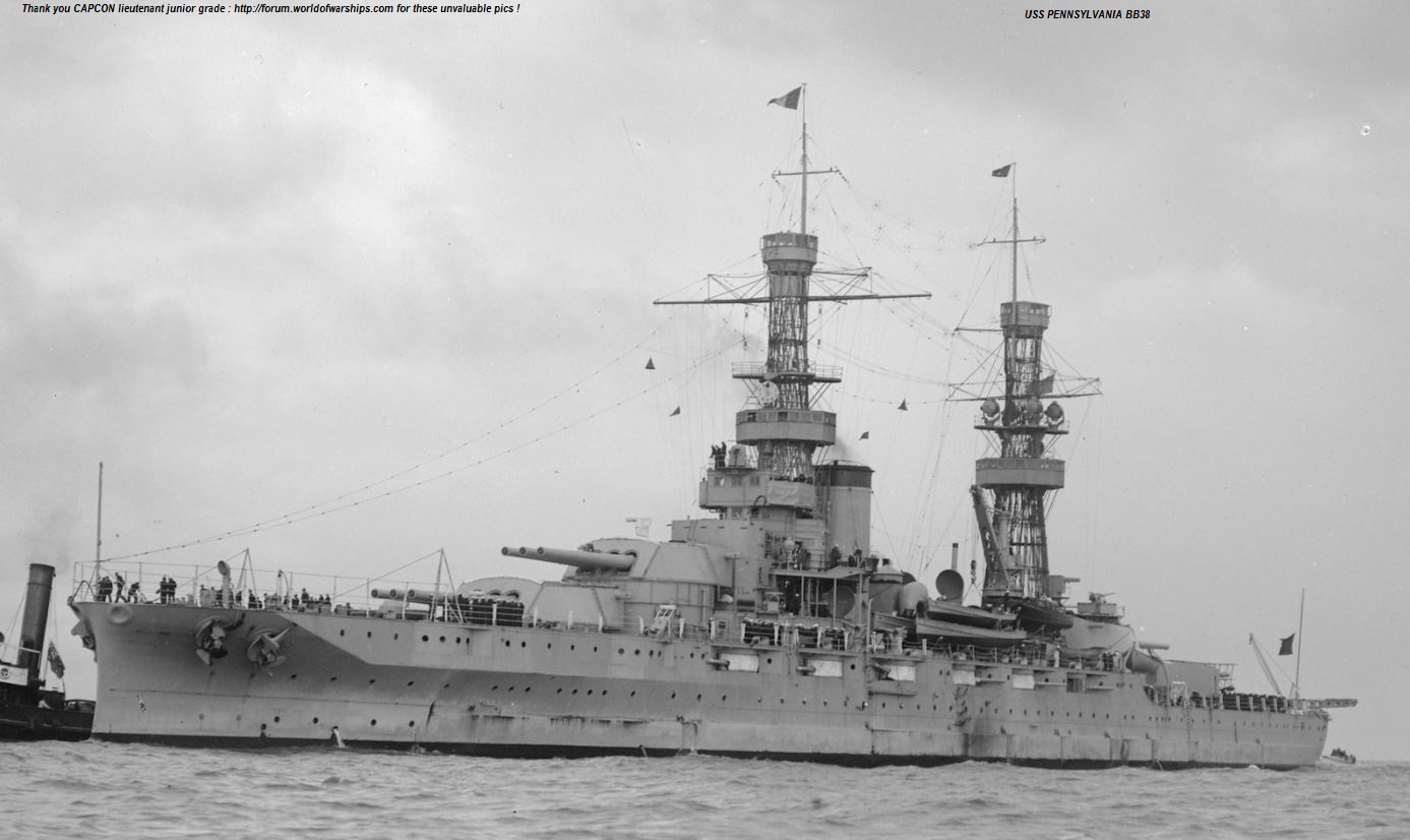 USS PENNSYLVANIA TORPEDOED 