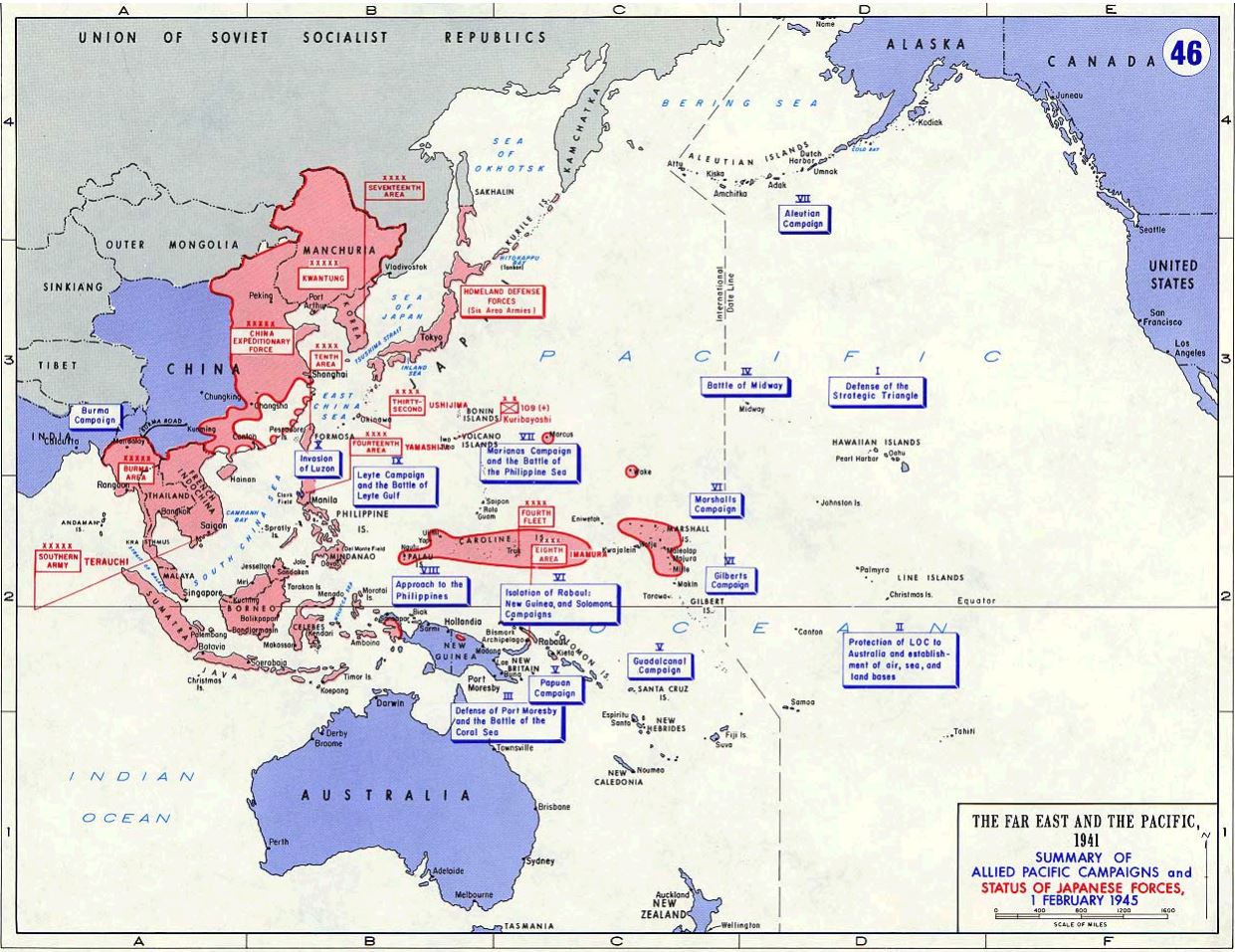 1945 PACIFIC WW2 DIEULOIS