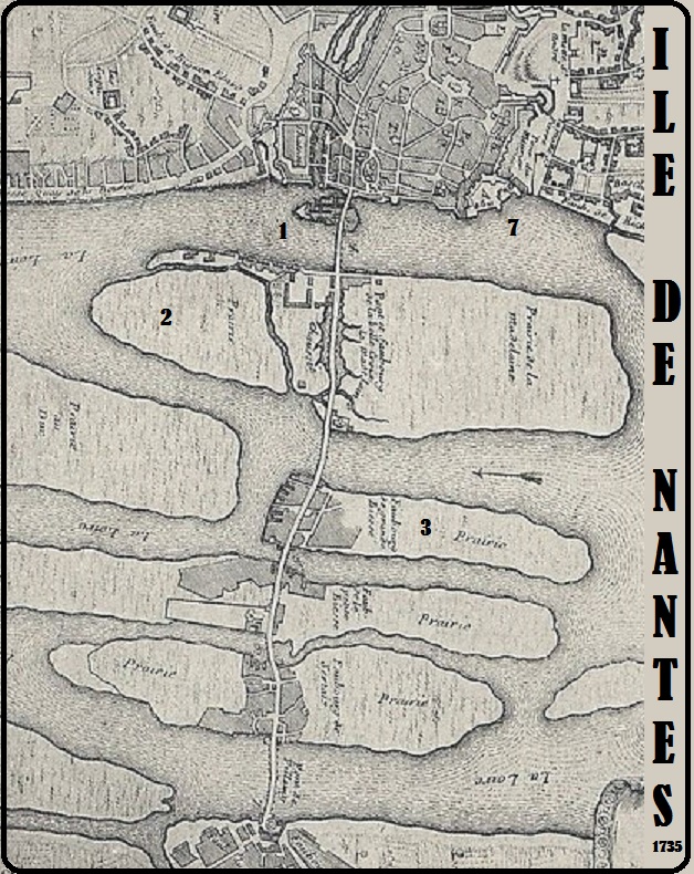 ISLAND OF NANTES 1735 DIEULOIS