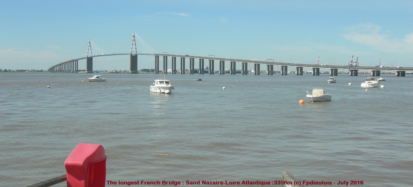 LONGEST FRENCH BRIDGE :3356m SAINT NAZAIRE DIEULOIS