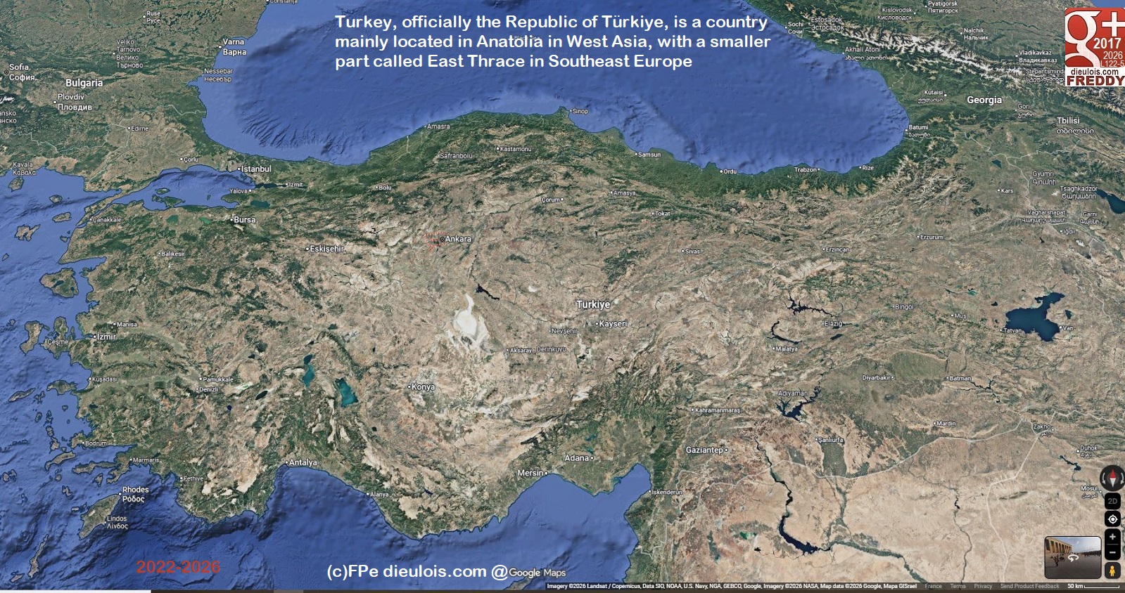 TURKEY since 2022 T�rkiye DIEULOIS