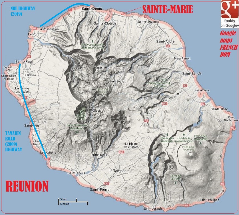 SaintDenis La_Reunion::PLAN & MAP & COUNTRY 
