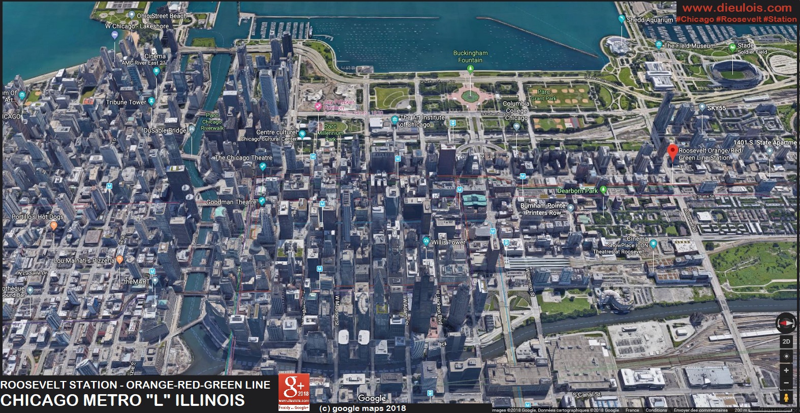 Chicago Usa::PLAN & MAP & COUNTRY 
