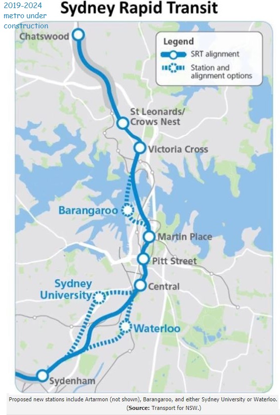 Sydney metro::PLAN & MAP & CARTE 