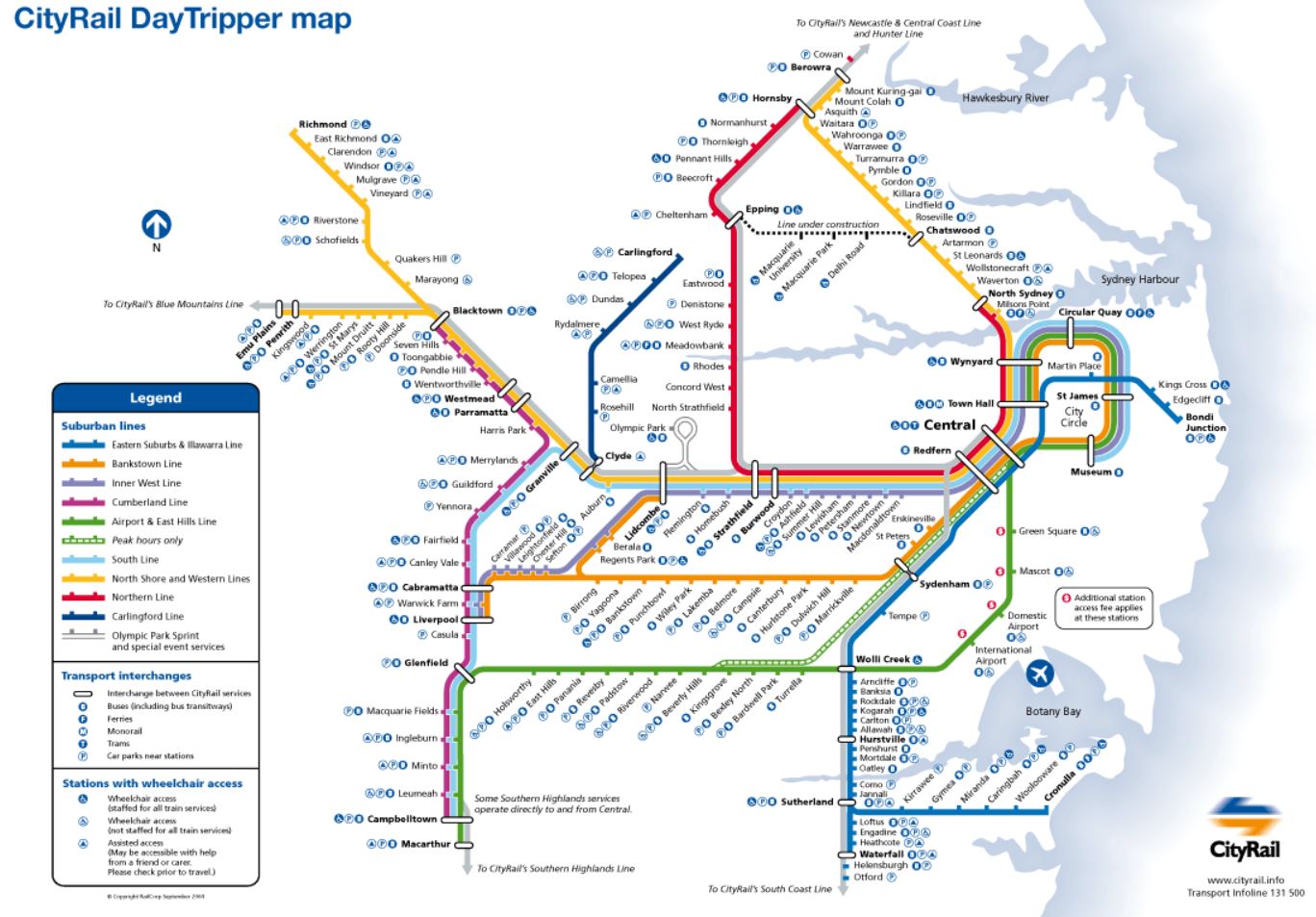 Sydney metro::PLAN & MAP & CARTE 