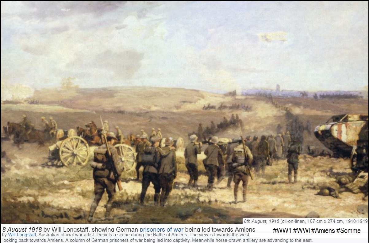 BATTLE OF AMIENS 8aug 1918 2nd BATTLE OF THE SOMME DIEULOIS