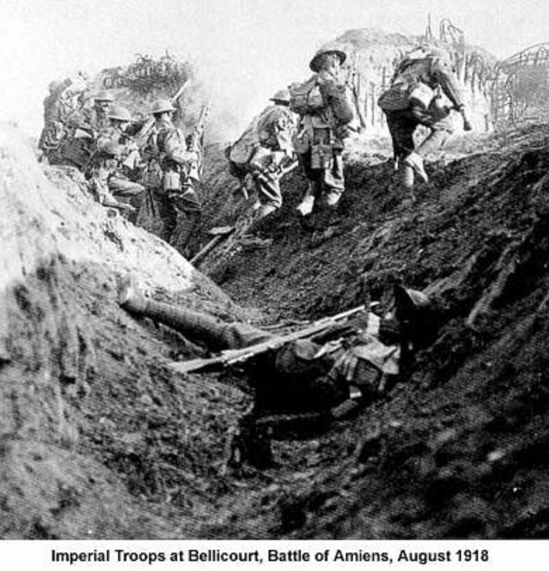 BATTLE OF AMIENS 8aug 1918 2nd BATTLE OF THE SOMME DIEULOIS