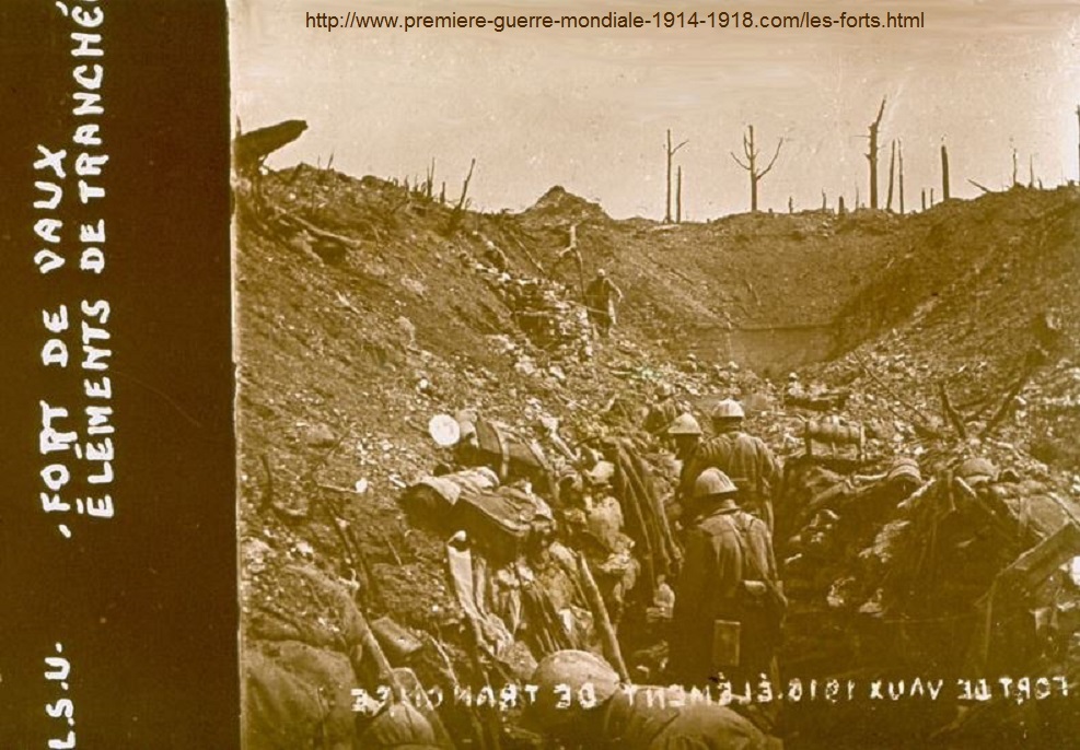 'FORT DE fortvaux VERDUN 1916 DIEULOIS